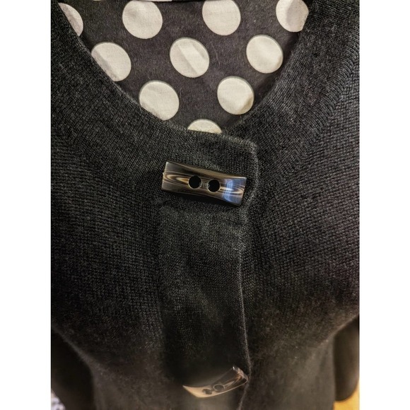 Vintage Retro Knit Duster Cardigan Sweater Dress - Picture 6 of 9